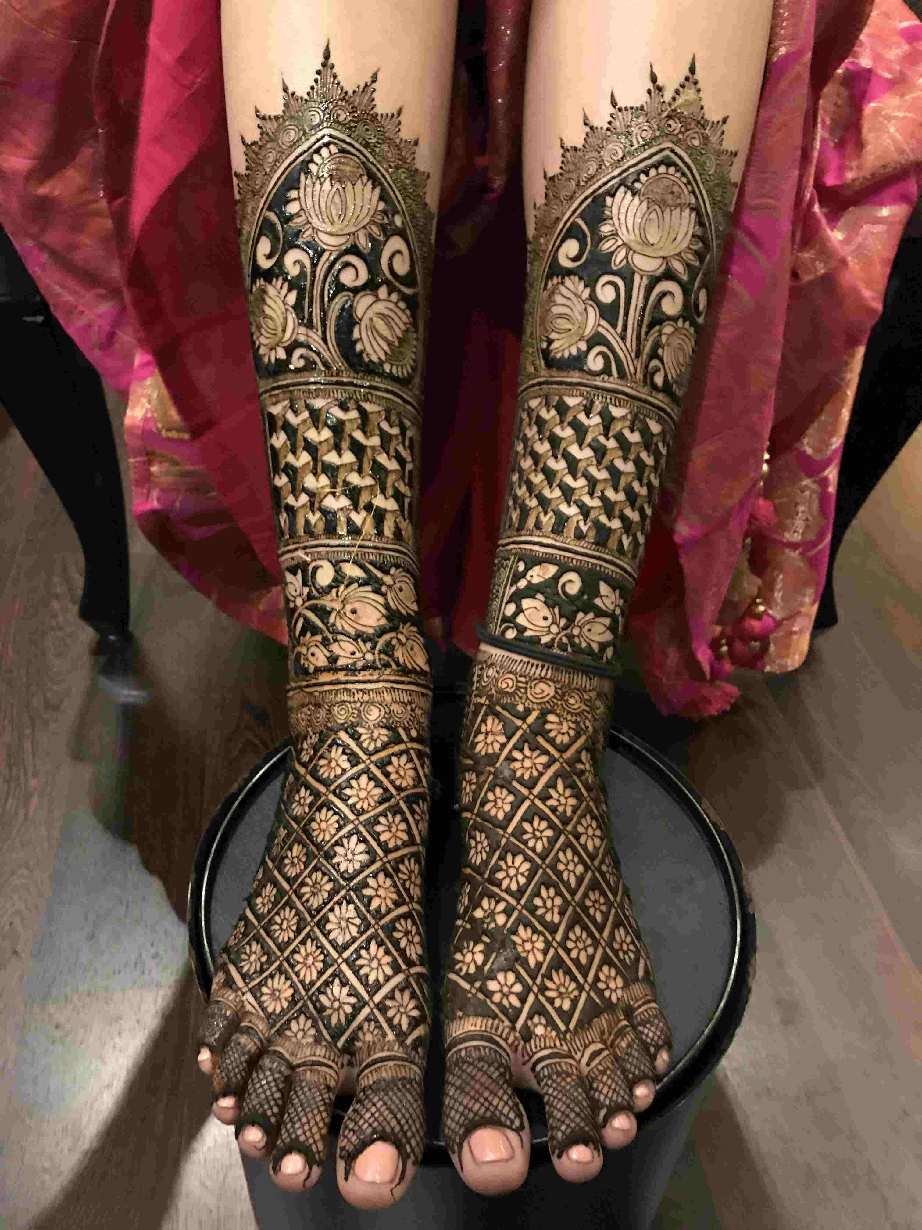 18 leg mehndi design bridal anklet side pattern by shimmery deep joshi |  Image-daiichi.edu.vn